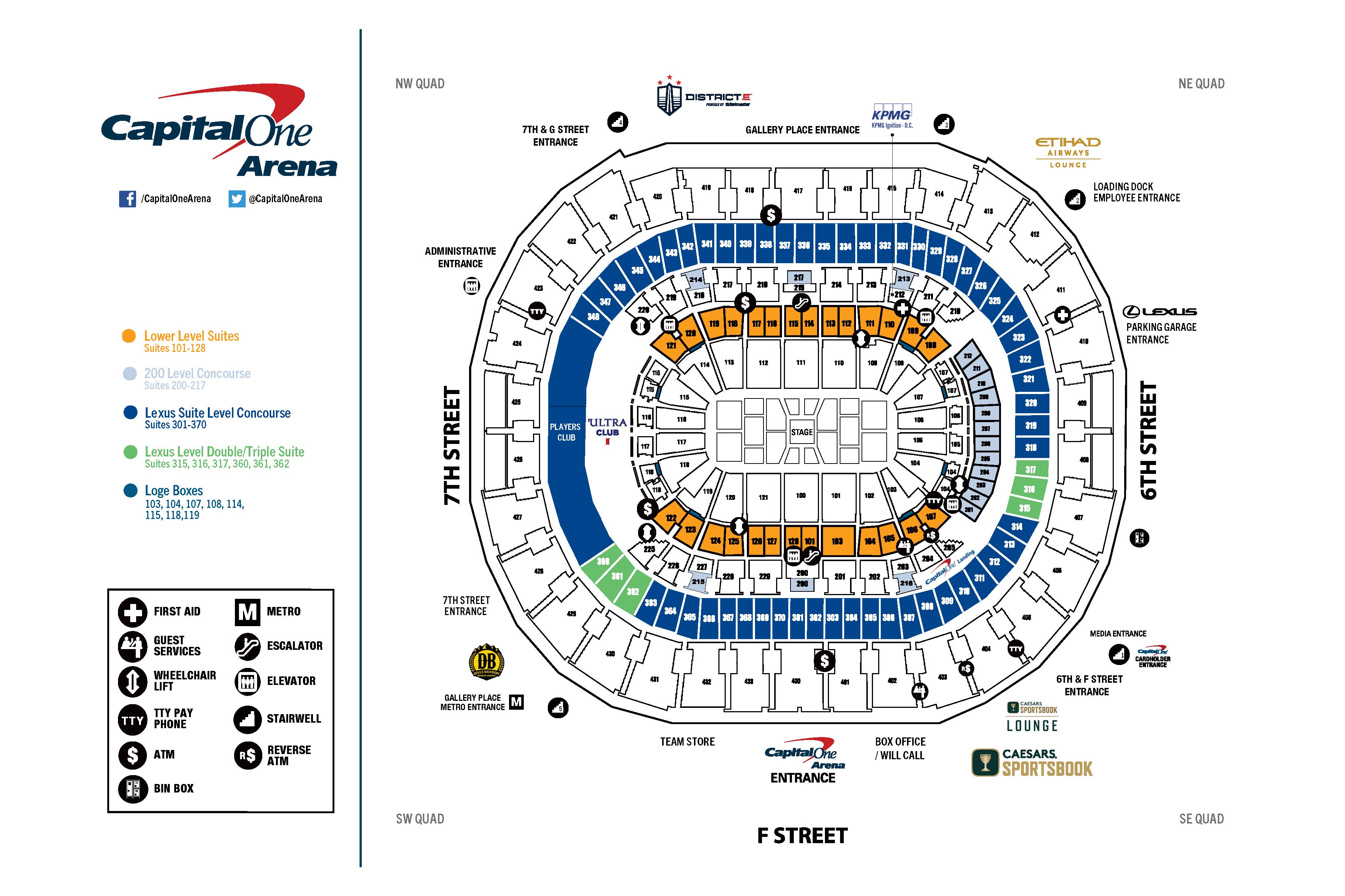 Seating Charts | Capital One Arena
