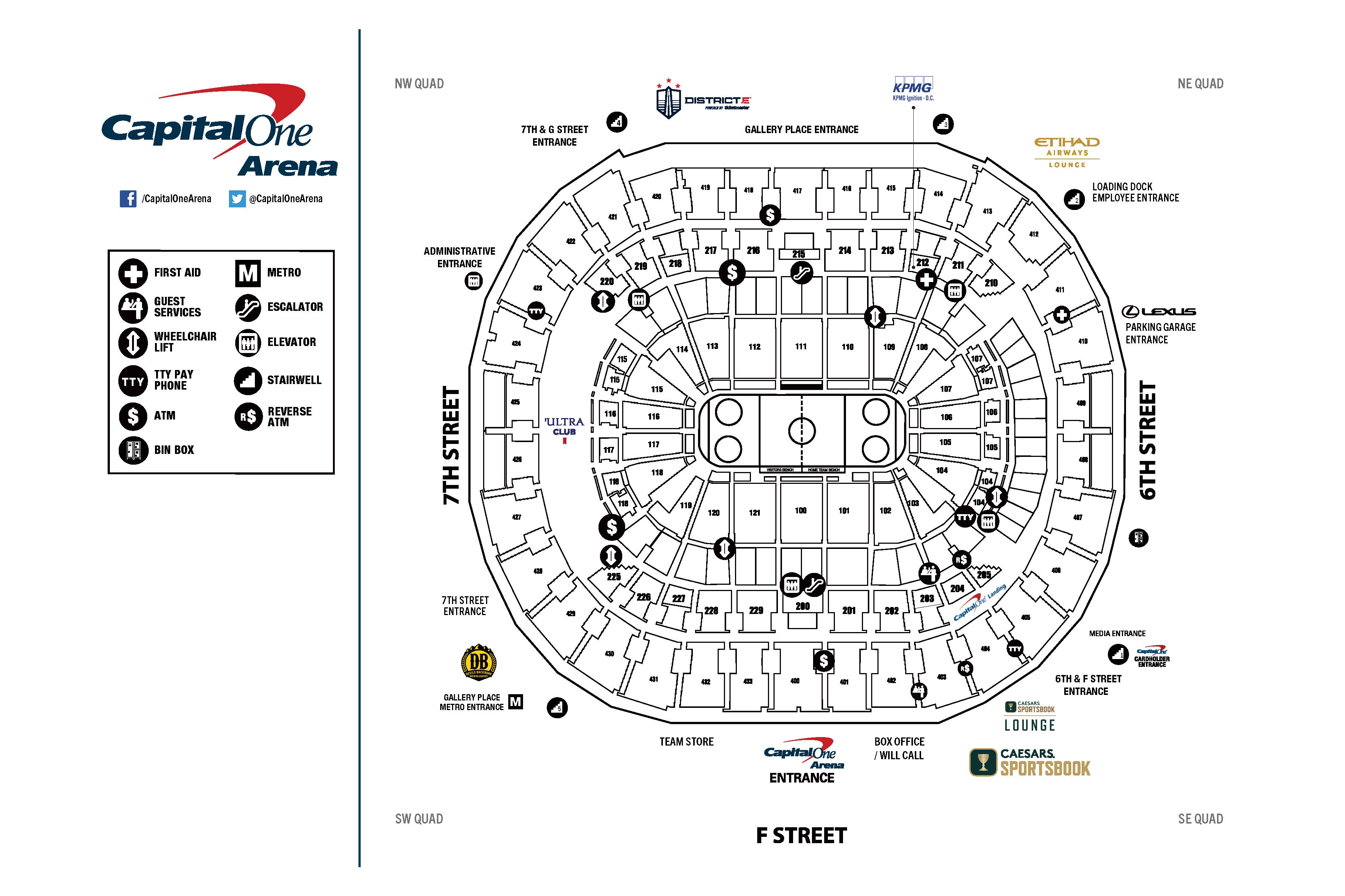 Seating Charts Capital One Arena